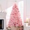 Artificial Pampas Christmas Tree, Deluxe Unlit Holiday Décor with Metal Base, Easy Assembly for Holiday or Home decor